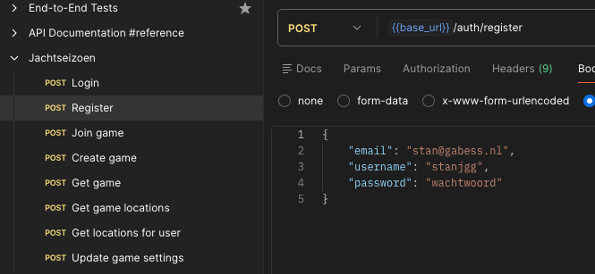 Postman API documentation